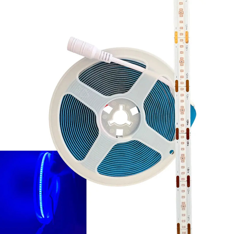 5M 24V 8MM BLUE COB LED Strip