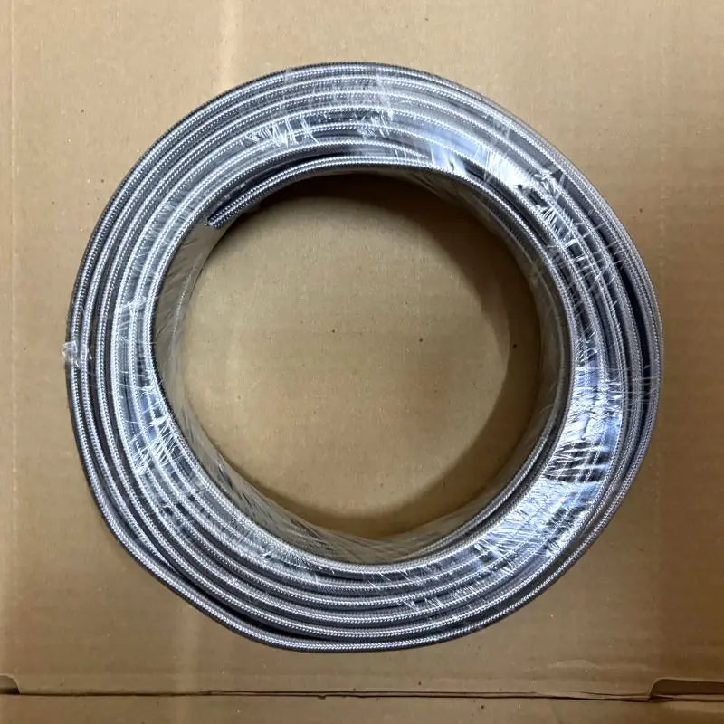 Metro de Cable Textil Gris Plata De Cobre Uso Rudo Dos Polos Calibre 18 AWG