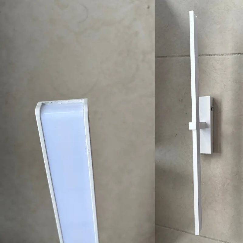 Lampara Blanca Lineal 60cm LED 12W CCT (Blanco Frío, Neutro y Cálido)