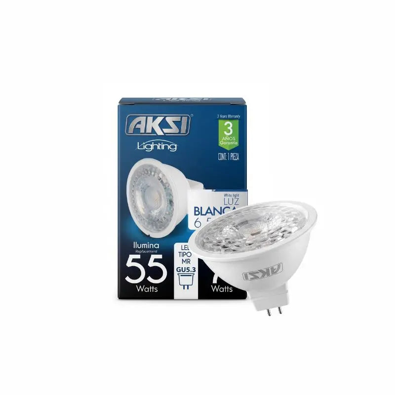 FOCO LED MR16 7W LUZ BLANCO FRIO 6500K