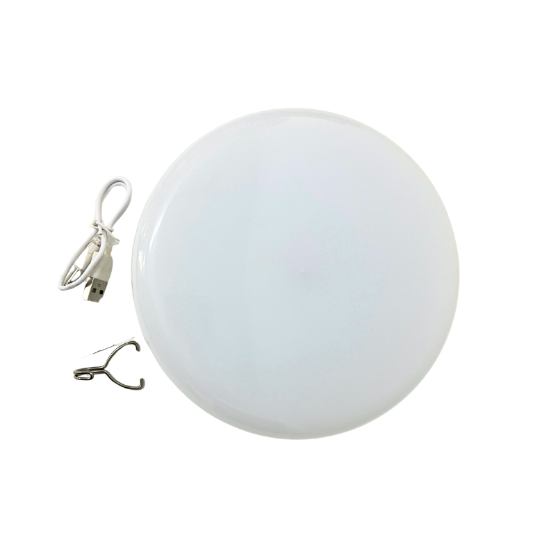 Foco Recargable Con Gancho 80W 6500K Blanco Frío 2400 mAh