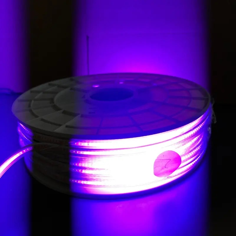 Metro Manguera COB LED Morado Lila 110V Resistente Al Agua