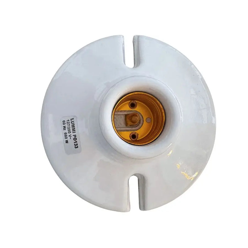 Base De Sobreponer De Porcelana Con Socket E27