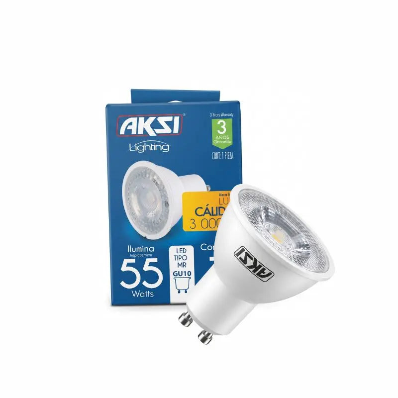 FOCO LED GU10 7W CALIDO 3000K
