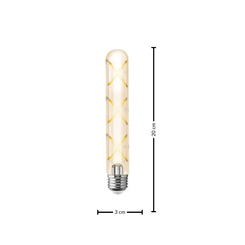 Vintage Pyramid Globe Bulb 4W Warm White 2200k E27 Base Dimmable