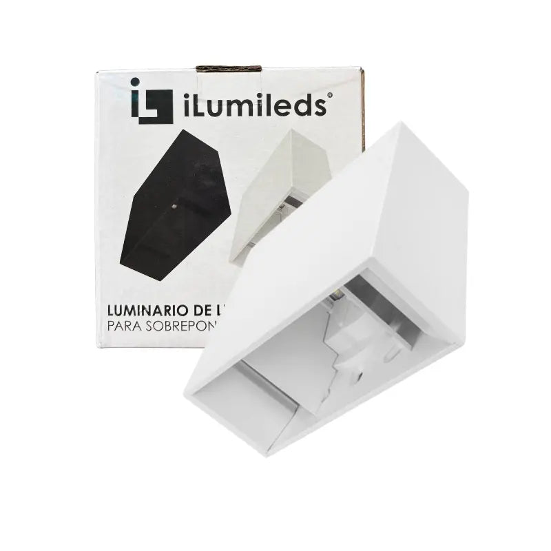 Luminaria  LED  Policarbonato Blanco 4W Haz De Luz Ajustable Blanco Cálido 3k