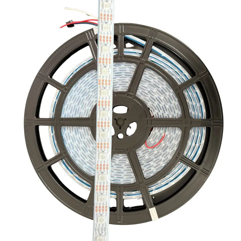 10M Tira Led Pixel 13W, 12V Última Generacion 3 chips en 1, TIRA IP65 Para Exterior
