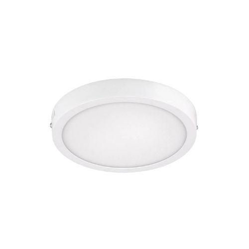 Panel Fat Redondo De Sobreponer 6W Blanco Cálido 3K