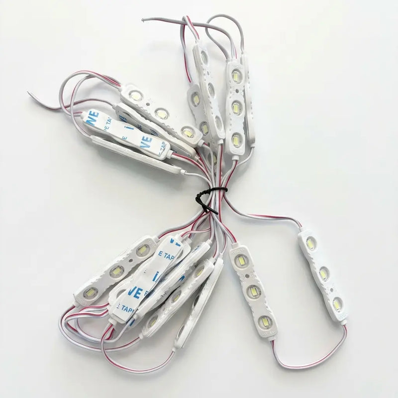 20 Pz Modulos LED 5730 12V Blanco Frío 6500k Exterior IP65
