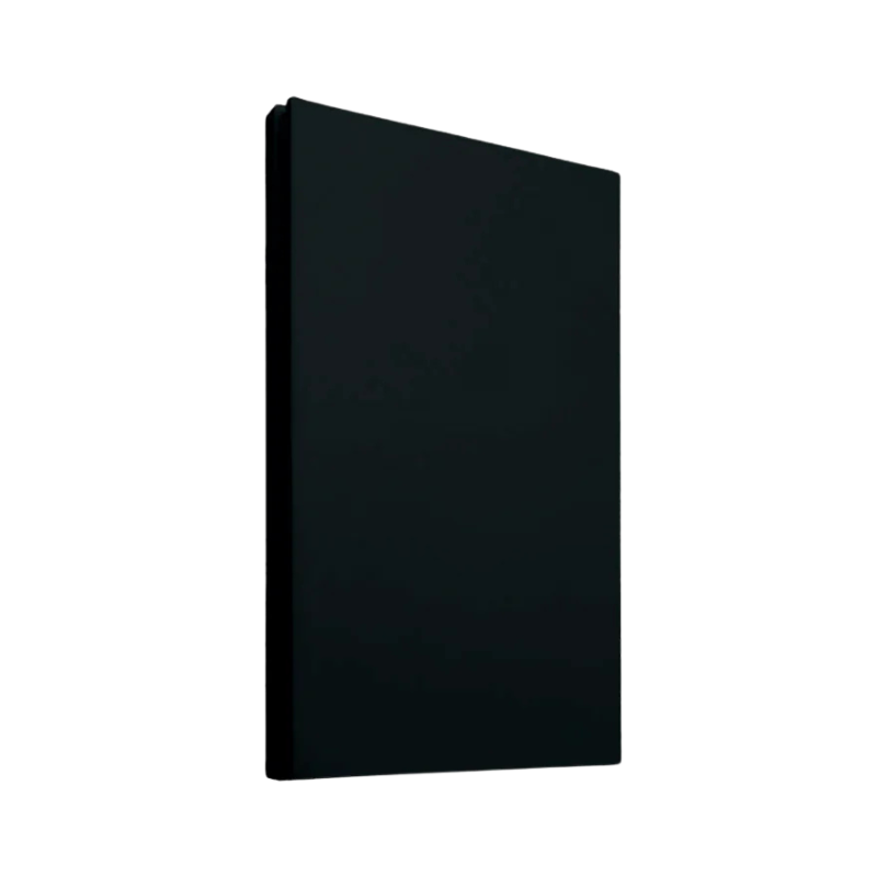 Apagador Sencillo Placa Color Negro Luxury, Policarbonato