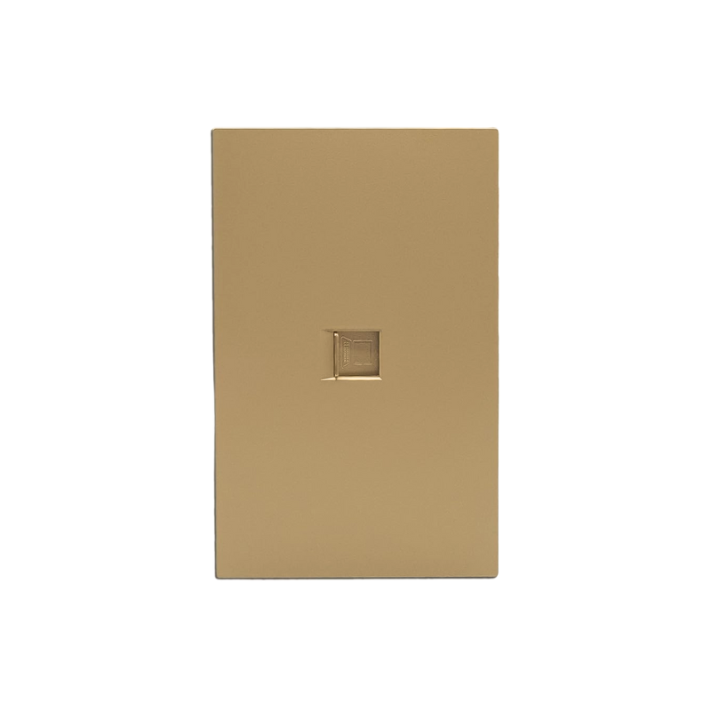 Placa Contacto Red Lan Color Oro Luxury, Policarbonato