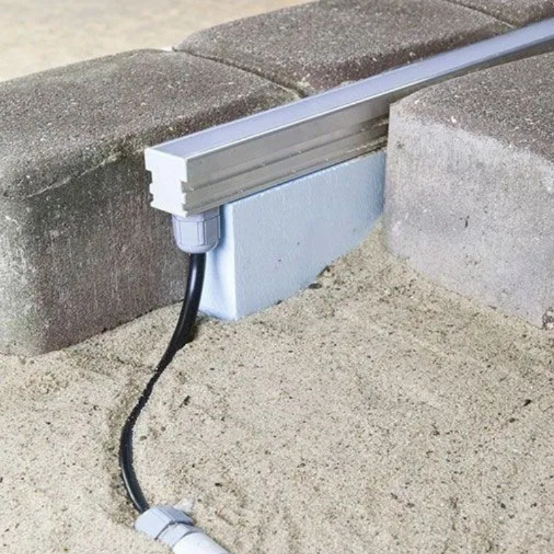 3M Reinforced Aluminum 401 Profile for Floor Embedding 22.3 x 26.5 mm