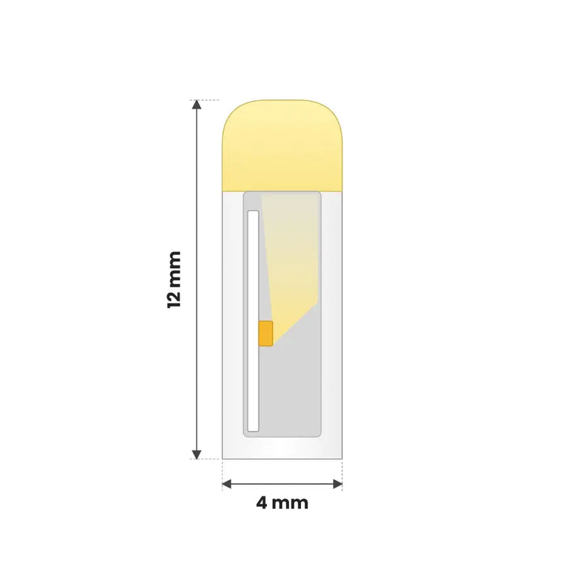 Metro De Manguera Neon Flex Slim 10W x Metro, 127V Directa 3500K Blanco Cálido
