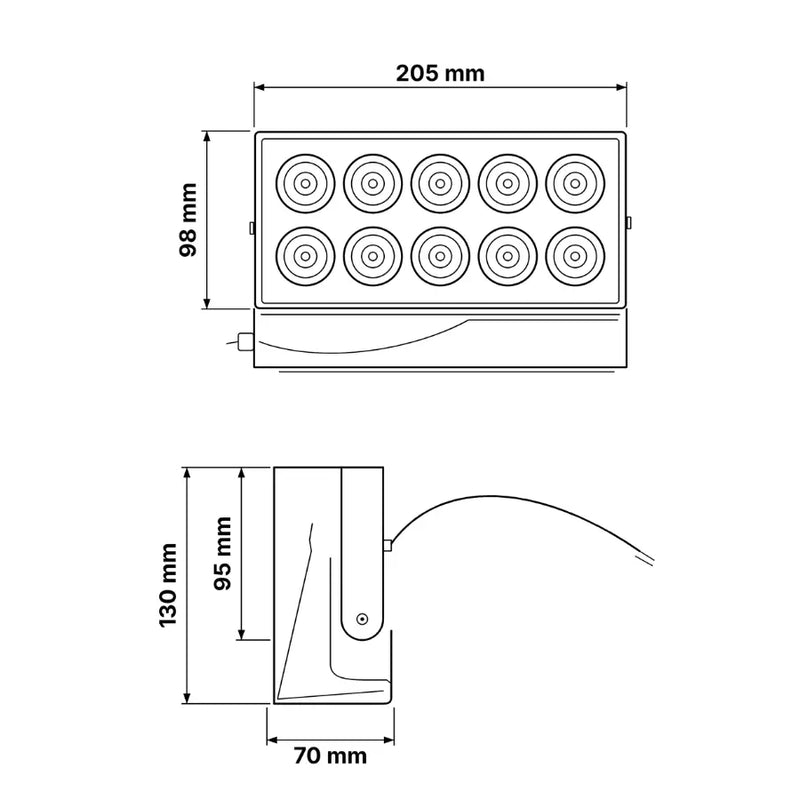 High Power Reflector 400W 85-305V~ 40,000Lm 6,500K