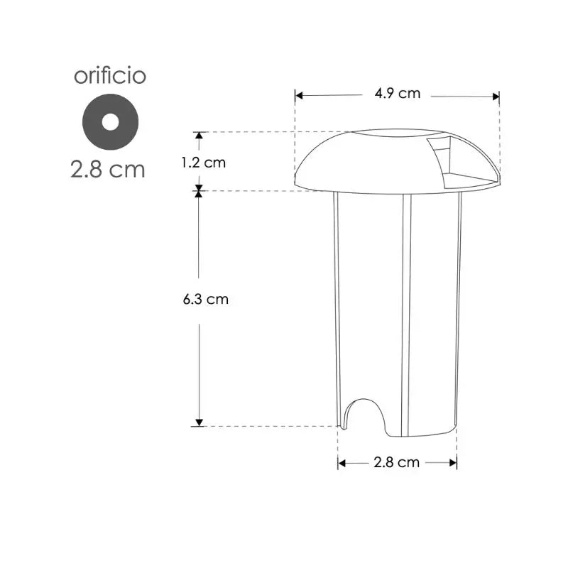 Recessed Mini LED 1W 110v 3000k