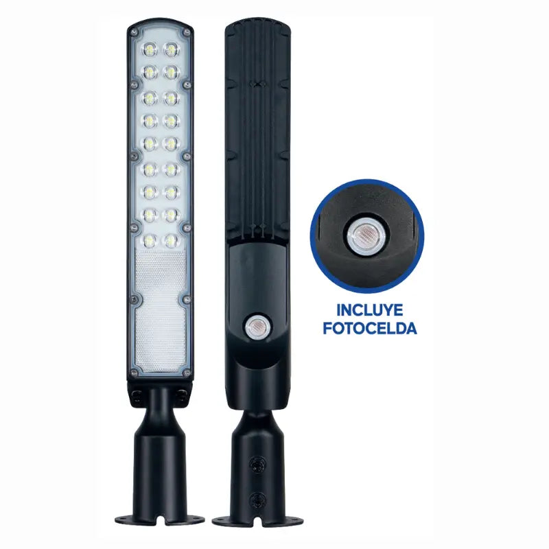 Suburbana 50W Blanco Frío 65K Con Fotocelda