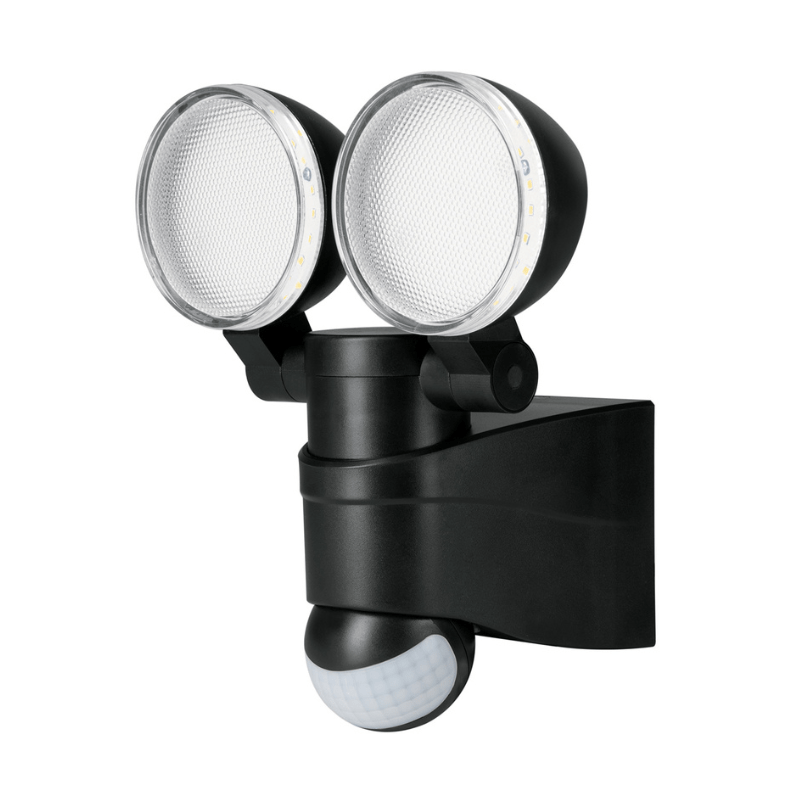 Arbotante LED 12 W negro con sensor de movimiento - Wattko