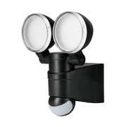 Arbotante LED 12 W negro con sensor de movimiento - Wattko