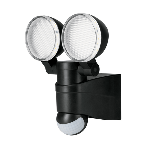 Arbotante LED 12 W negro con sensor de movimiento - Wattko