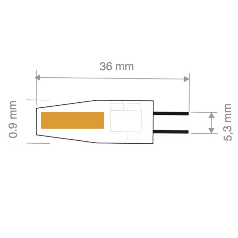 Bombilla LED G4 3W Regulable Multi - Voltaje 12V/24V 3000k - Wattko