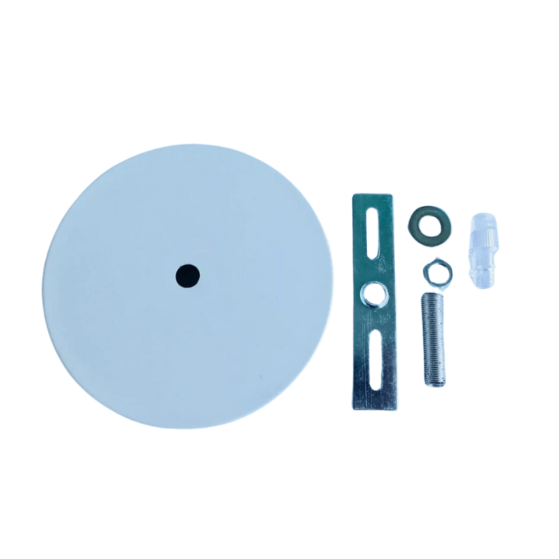 Canope Portalámpara Plástico E27 Color Blanco - Wattko