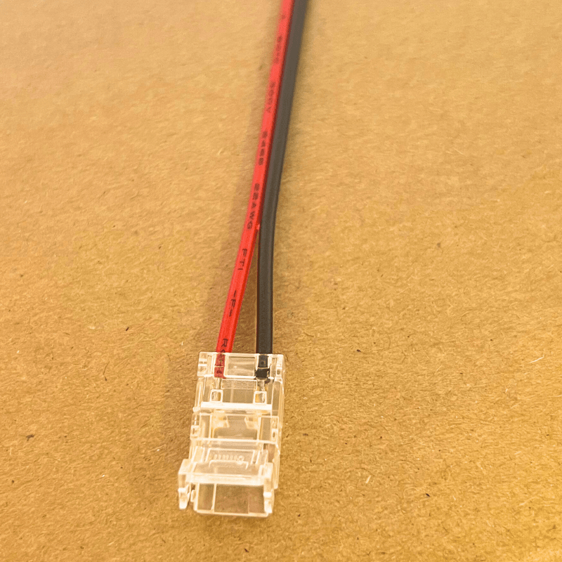 Conector Clip Tira LED Monocromatica 12V o 24V 8mm De Grosor - Wattko