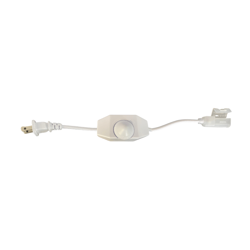 Conector Manguera Neon Cuadrada 1 cm x 1 cm Con Atenuador - Wattko