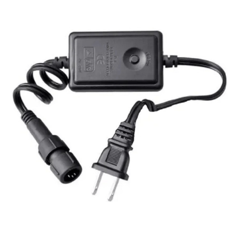 Conector Y Secuenciador Para Manguera Tivoli Redonda 3 Pines Led Luz Manguera 3 Pines - Wattko