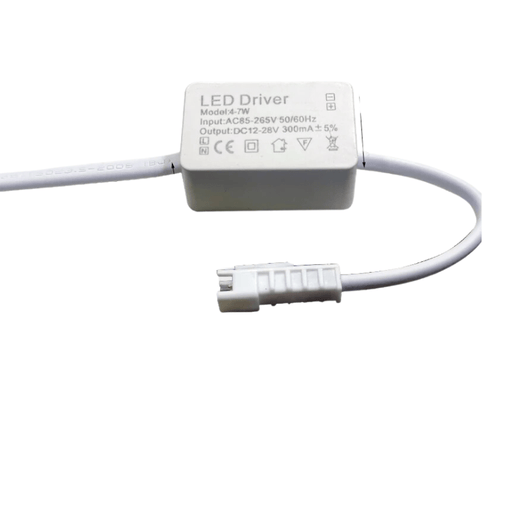 Controlador LED de 4 a 7w para fuente de alimentación de 300MA AC85 - 265V - Wattko