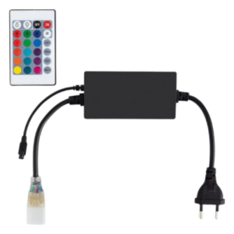 Controlador Manguera Neon LED RGB Infrarrojo 110V - Wattko