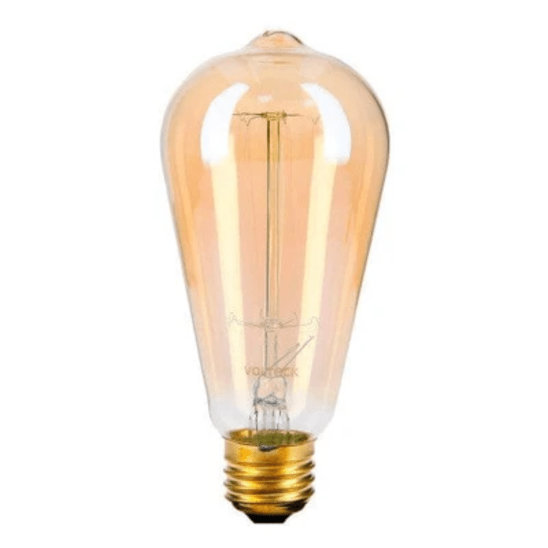 Foco Atenuable Vintage Tipo Edison 47104 Volteck 40W E26 FIV - 40E Cálido - Wattko