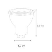 Foco GU10 6W 4100K Blanco Neutro IP20 Interior - Wattko