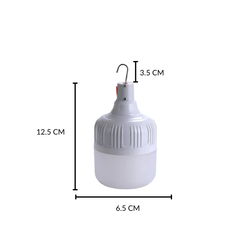 Foco Recargable 10W Blanco Frío 65K Con Gancho - Wattko