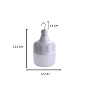 Foco Recargable 10W Blanco Frío 65K Con Gancho - Wattko