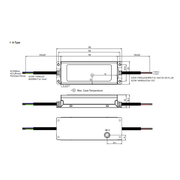 FUENTE CONMUTADA P/EXTERIOR 150W 12V/6.25A IP67 MEAN WELL - Wattko