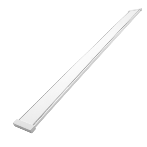 Kit de mini riel magnético para sobreponer acabado blanco de 3m - Wattko