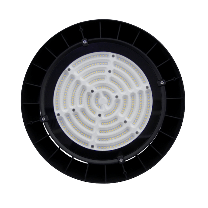 Lámpara Campana industrial 240W Ajustable Negra 4000k 5300k 6500k - Wattko