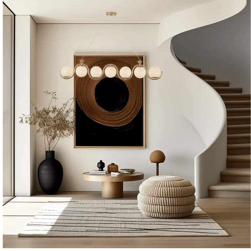 Lampara colgante 7 luces moderno con base E27 - Wattko