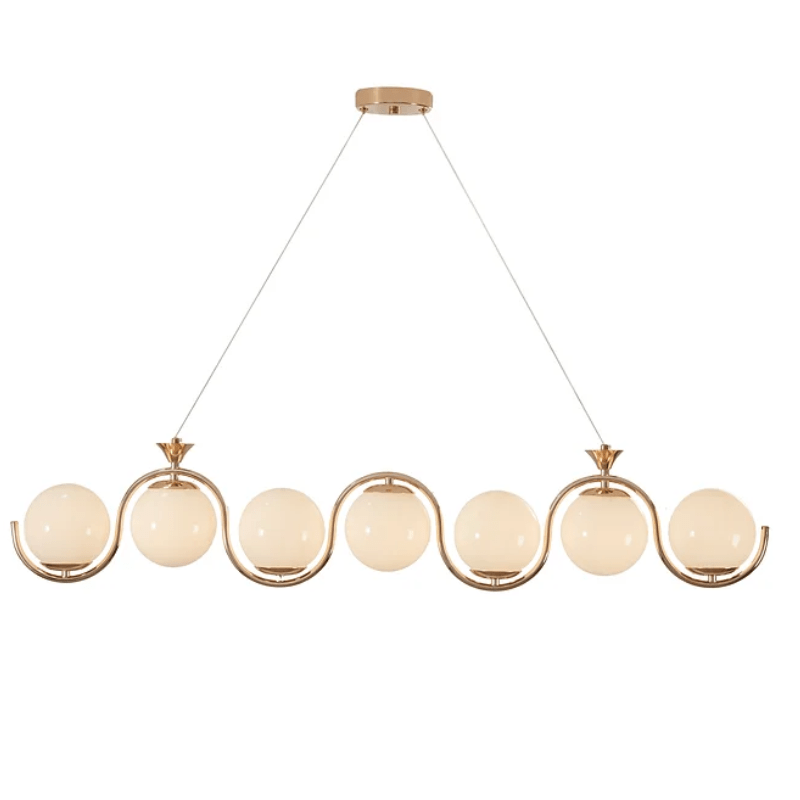 Lampara colgante 7 luces moderno con base E27 - Wattko