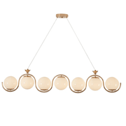 Lampara colgante 7 luces moderno con base E27 - Wattko