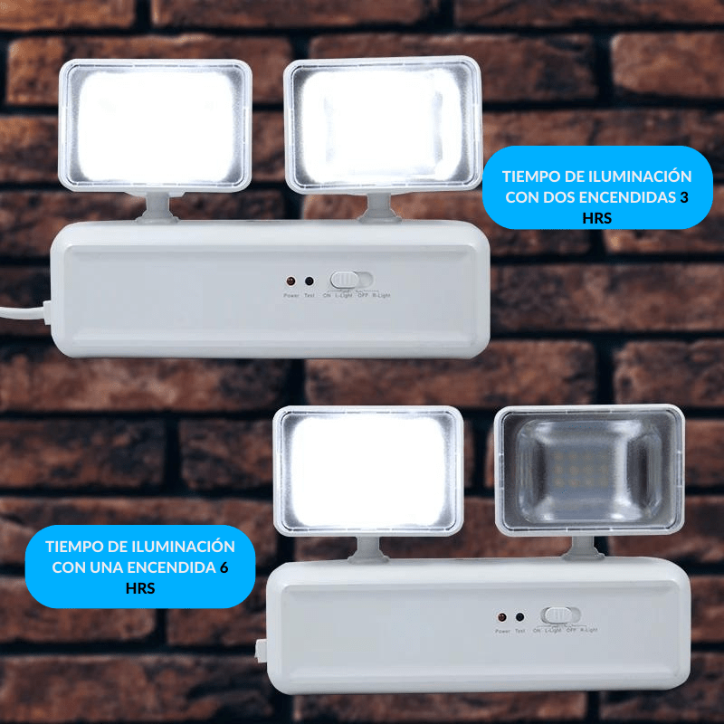 Lampara De Emergencia 10W Blanco Frío 65K - Wattko