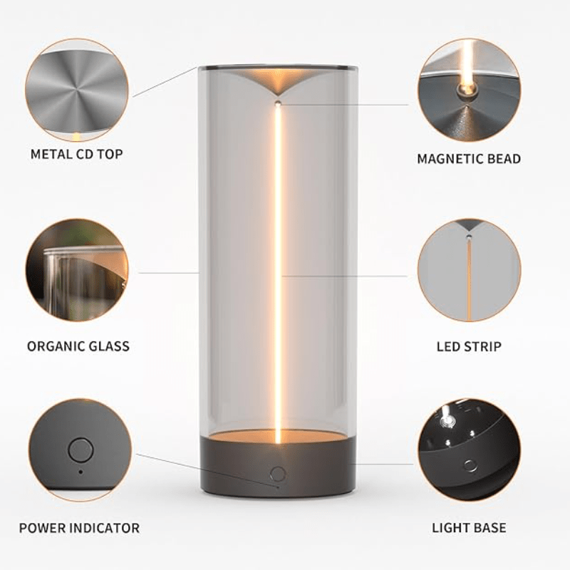 Lámpara de Escritorio Minimalista Inalámbrica - Wattko