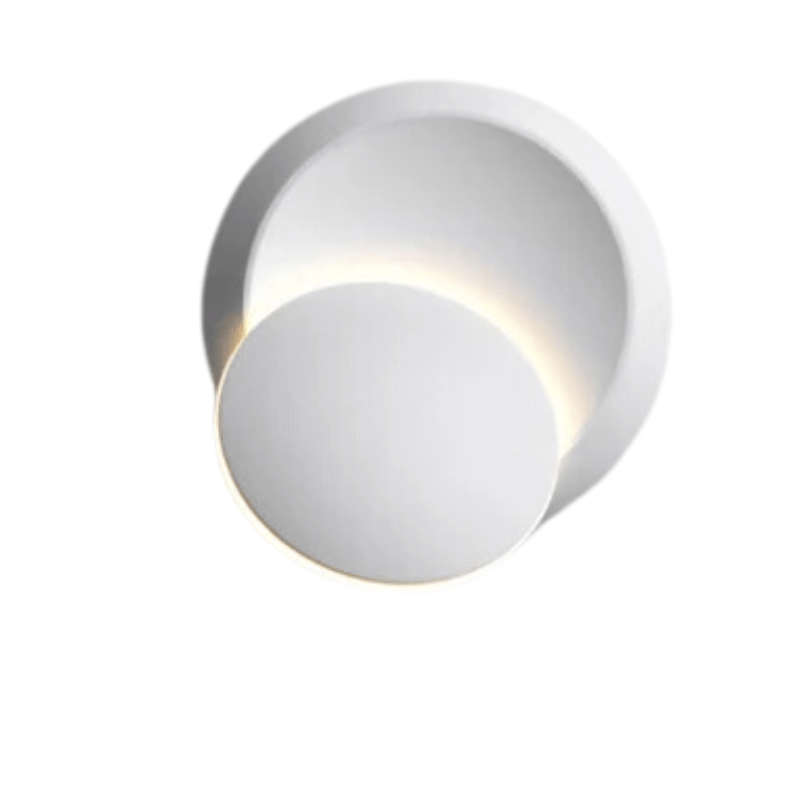 Lámpara Eclipse Led 5W de pared moderna giratoria de 350º 3000k WH - Wattko