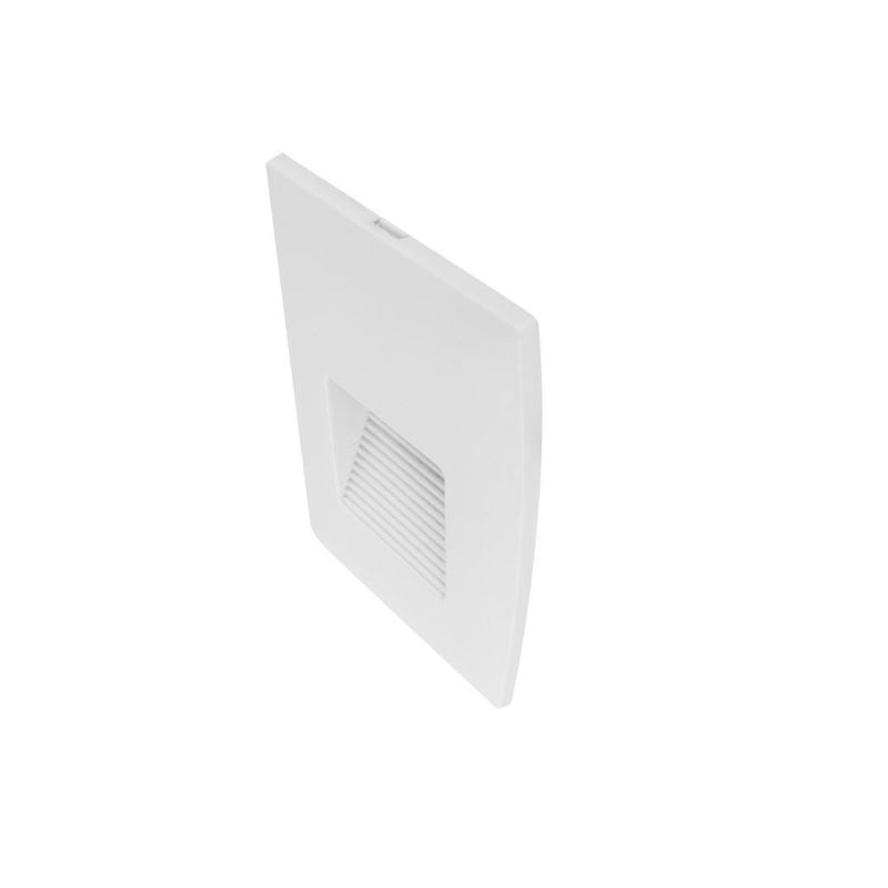 Luminaria De Cortesia Empotrar Blanca Policabonato 2W 3K Blanco Cálido - Wattko