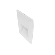 Luminaria De Cortesia Empotrar Blanca Policabonato 2W 3K Blanco Cálido - Wattko