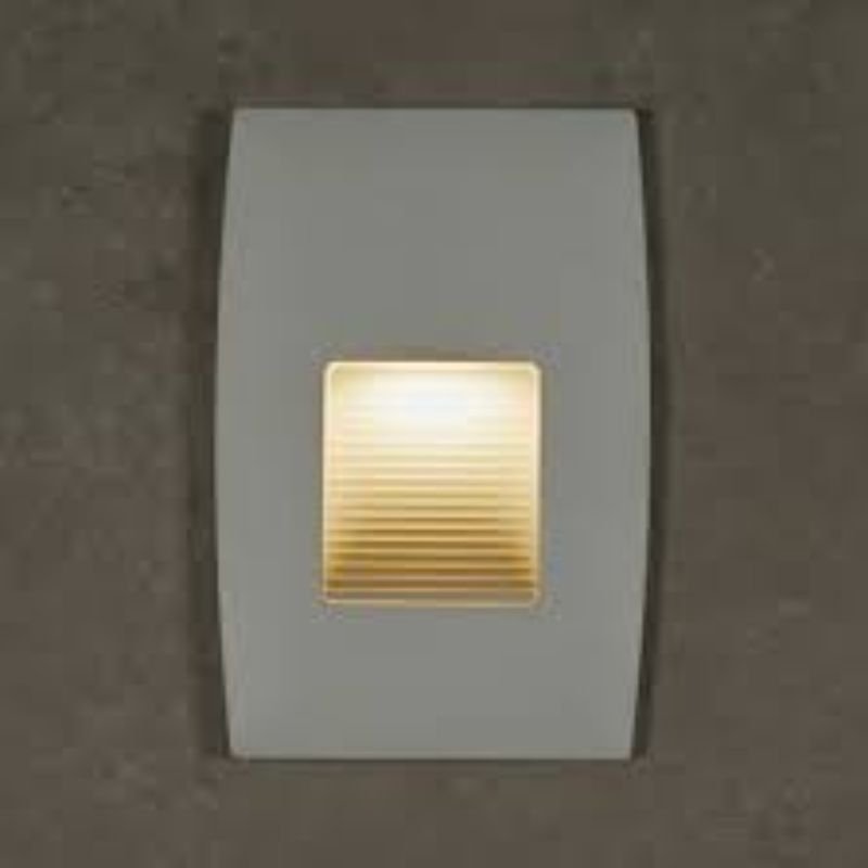 Luminaria De Cortesia Empotrar Blanca Policabonato 2W 3K Blanco Cálido - Wattko