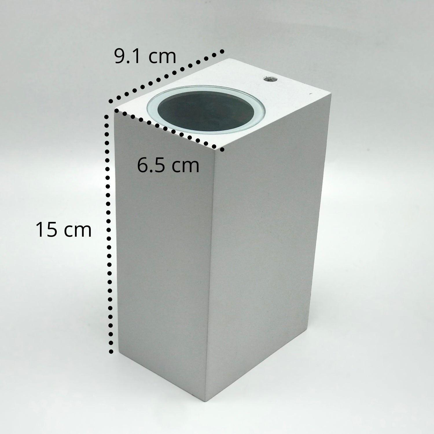 Luminaria para 2 lámparas GU10, 20W IP65de 6W - Wattko