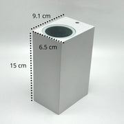 Luminaria para 2 lámparas GU10, 20W IP65de 6W - Wattko