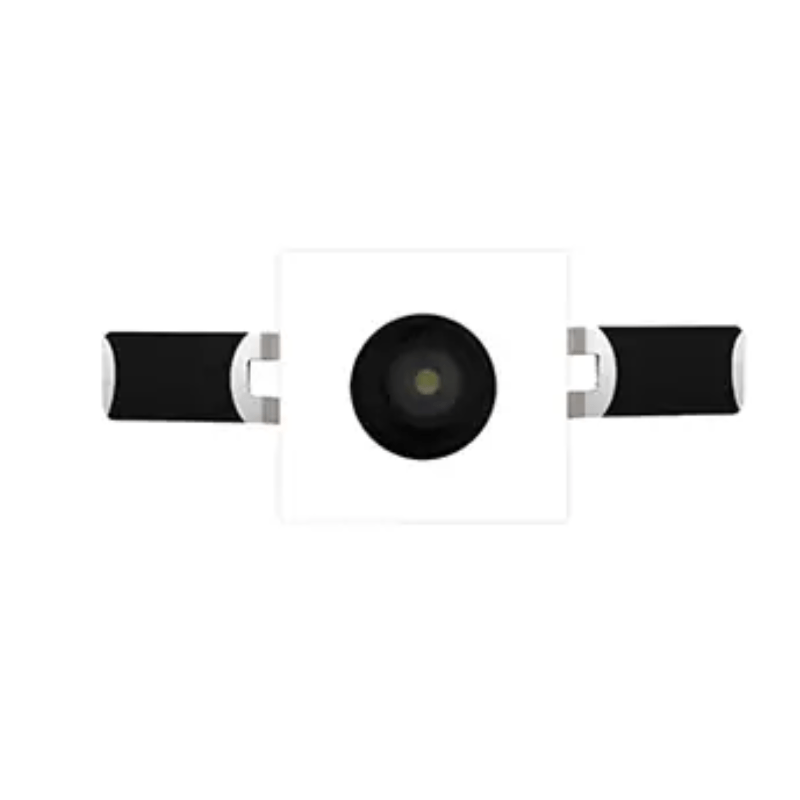 Luminario cuadrado puntual 2W 36° blanco - Wattko