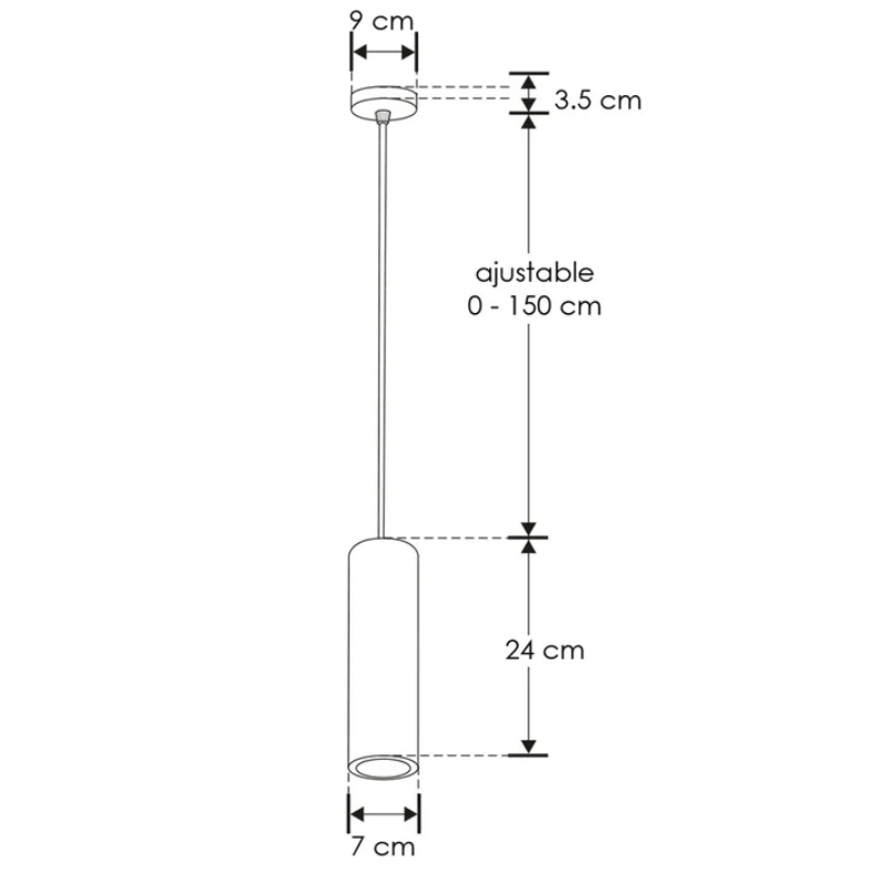 LUMINARIO DE LED PARA SUSPENDER EN TECHO - Wattko